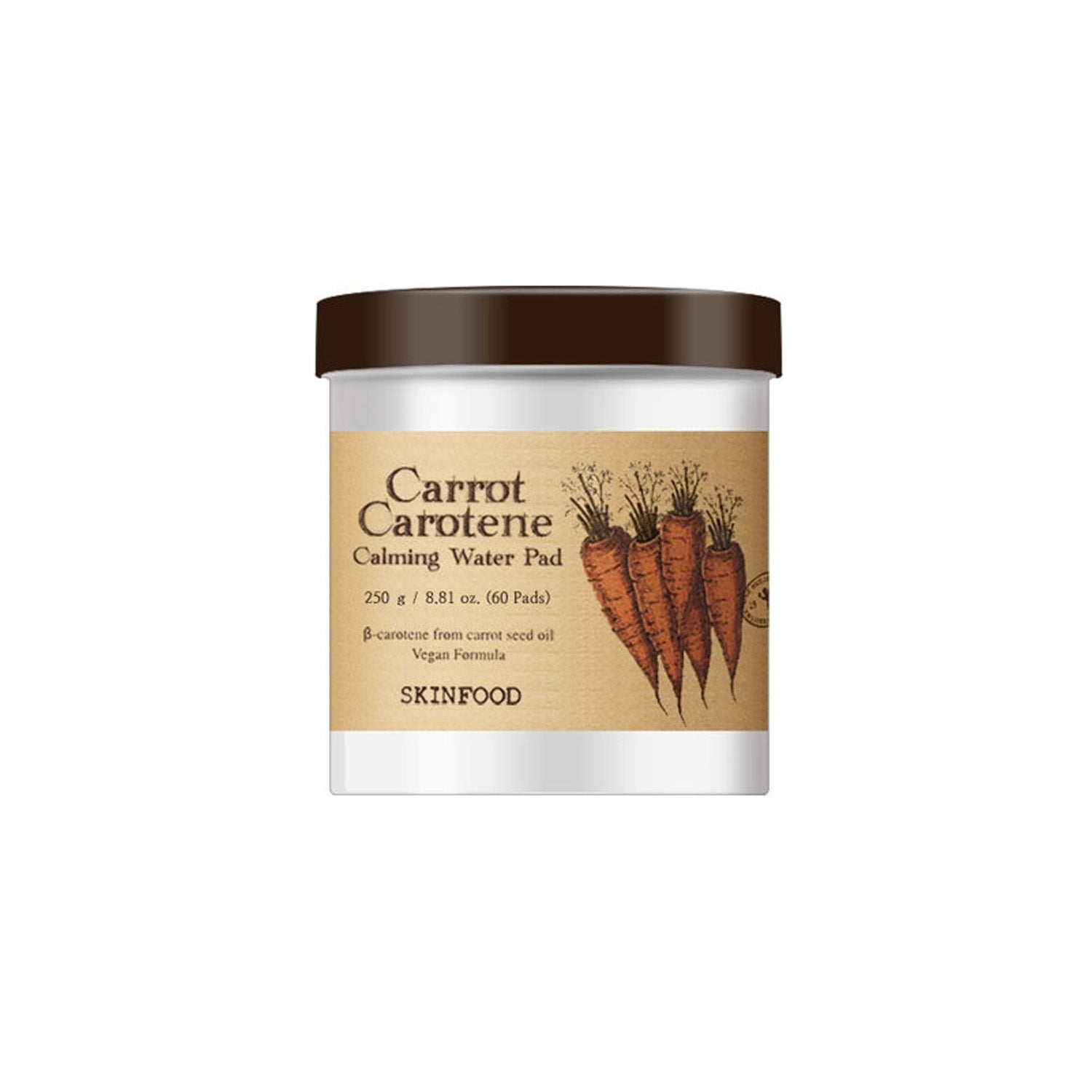 *SPECIAL PRICE* [Skinfood] Carrot Carotene Calming Water Pad (60ea)